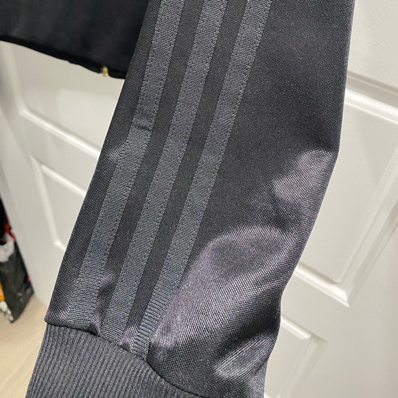 Adidas satin stretch zip up - Picture 4 of 5